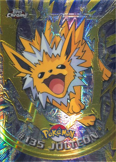 Pokemon PSA 8 Jolteon Topps Chrome T.V 2024 Animation #135 2000 NM-MT