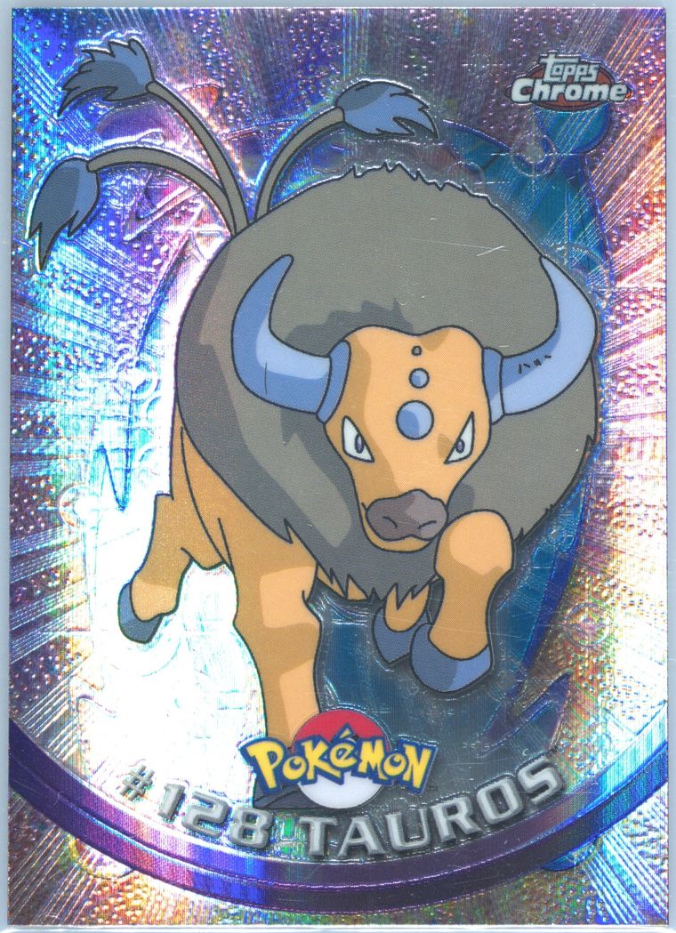 Tauros (Topps Chrome Pokemon T V)