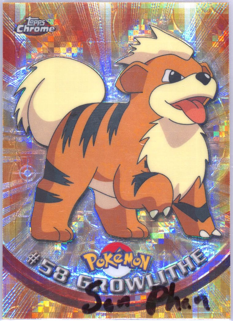 Growlithe (Topps Chrome Pokemon T V)