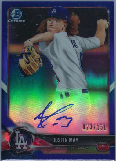 Dustin may bowman ドジャース　ダスティン　メイauto サイン Dustin may bowman ドジャースダスティンメイauto サイン