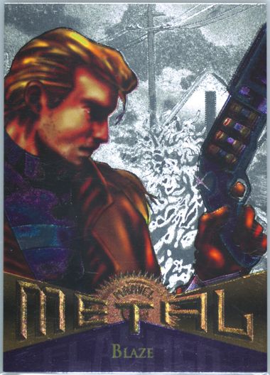 Auction Prices Realized Non-Sport Cards 1995 MARVEL METAL Blaze