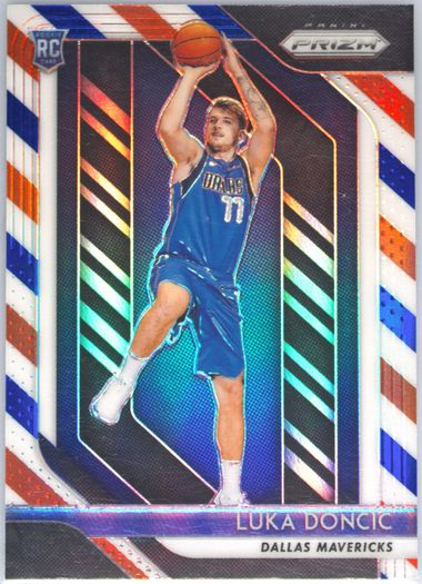 スポーツ選手 Luka Doncic Prizm RC 2018 Panini Prizm Silver #280 Luka Doncic Rookie Card - PSA