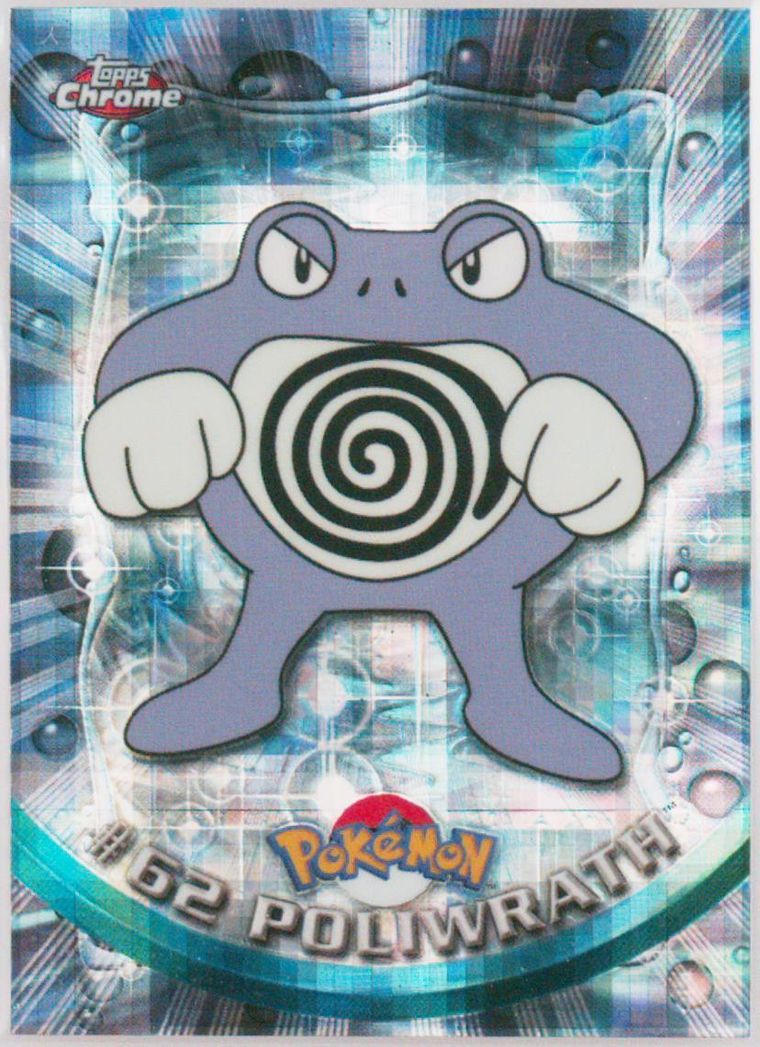 Poliwrath (Topps Chrome Pokemon T V)