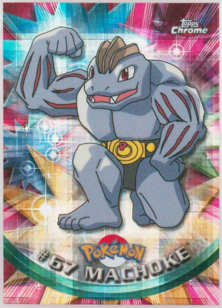 Machoke (Topps Chrome Pokemon T V)