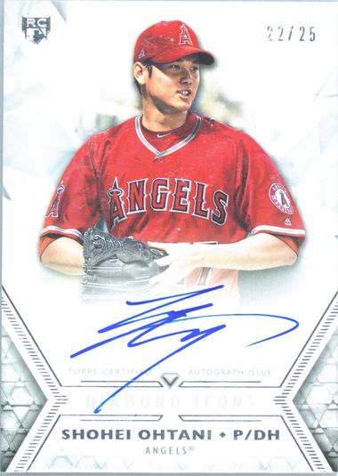 25枚限定ルーキー】2018Topps Diamond Icons RC Auto Shohei Ohtani