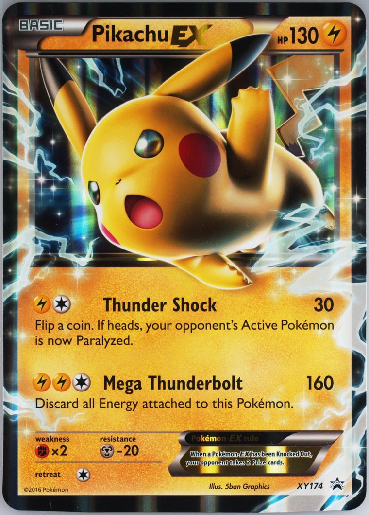 Pikachu EX (Pokemon Xy Black Star Promo)