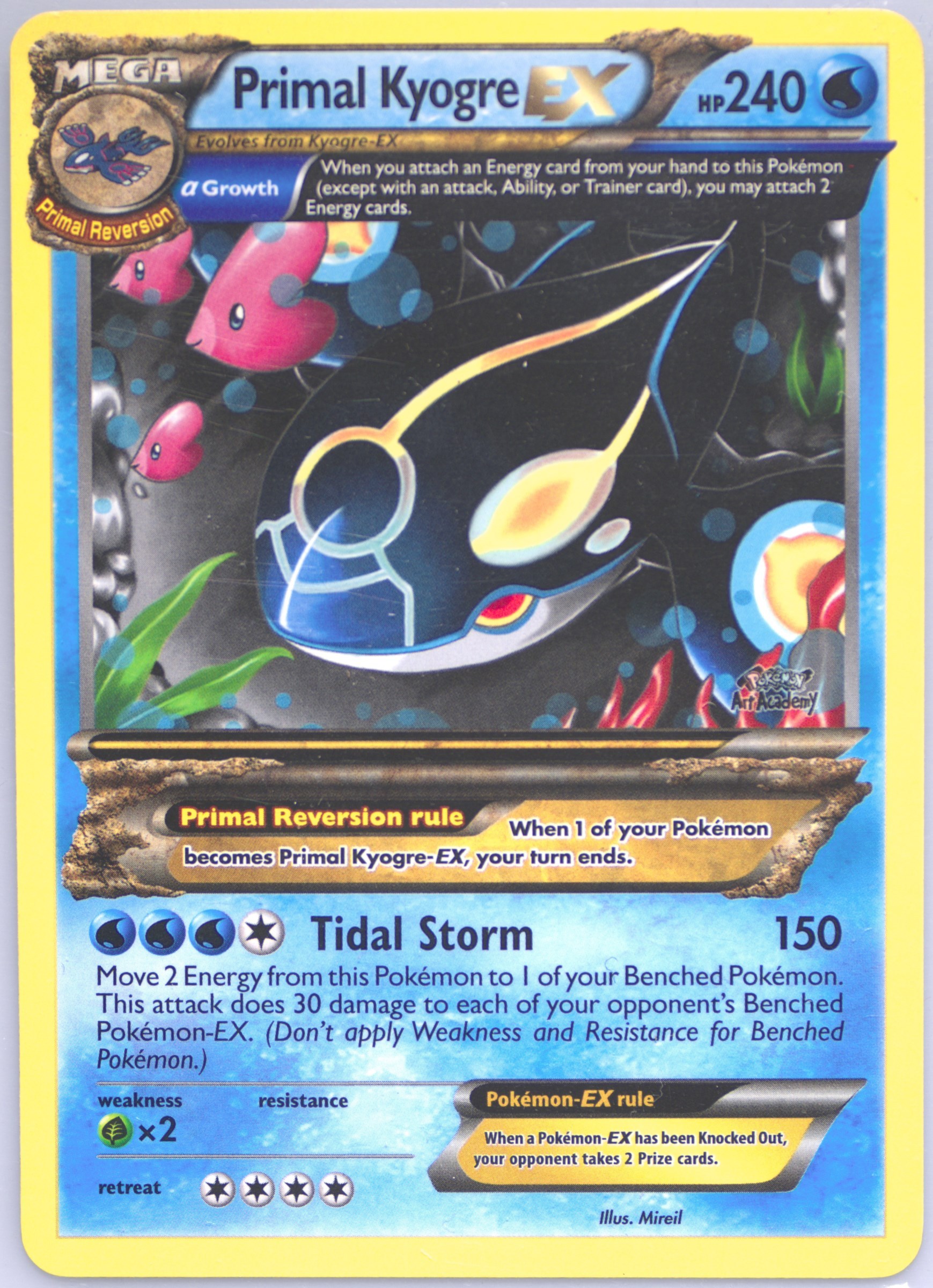 ポケモンカード　Primal Kyogre EX Art Academy Spec Details