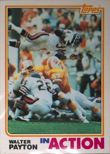 Auction Prices Realized Football Cards 1982 TOPPS Walter Payton