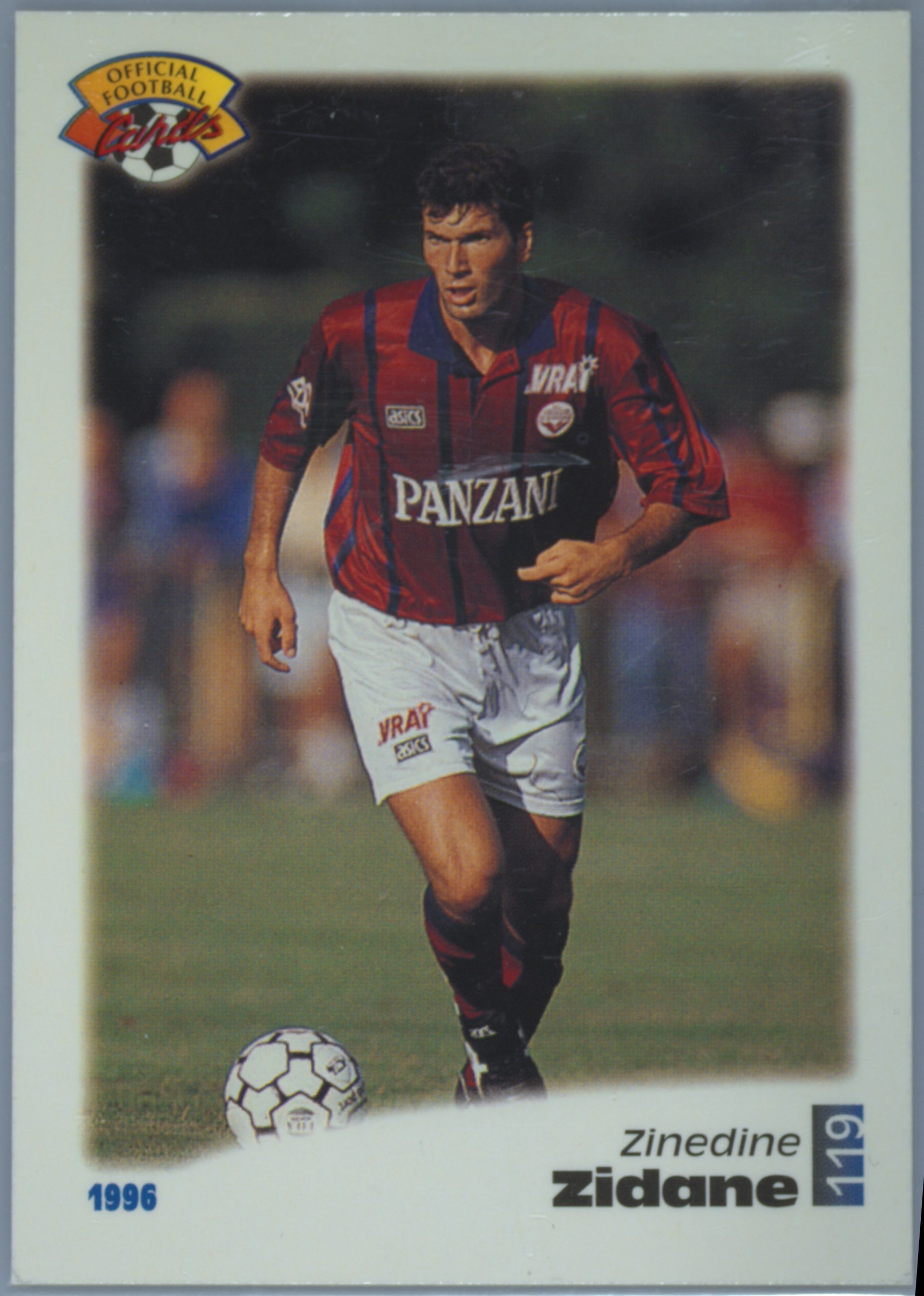 【鑑定済】ジダン　ボルドー　1995 Panini U.N.F.P. Spec Details