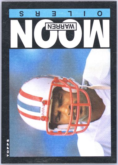 Warren Moon store 1985 topps card