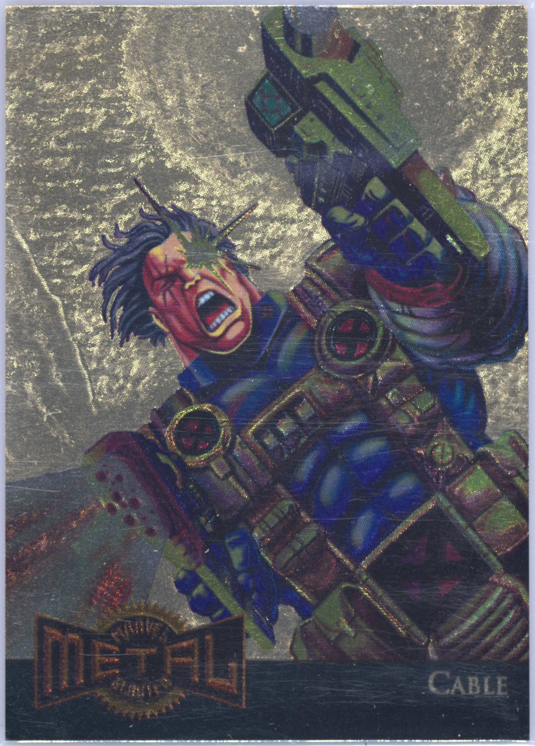 1995 Marvel メタルケーブルゴールドブラスター Spec Details