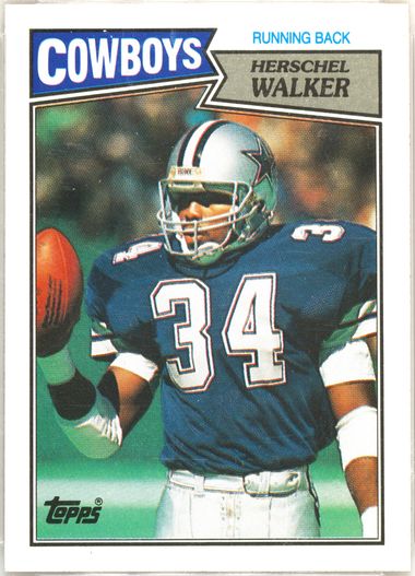 Auction Prices Realized Football Cards 1987 Topps Herschel
