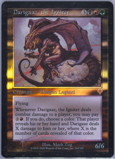 マジック：ザ・ギャザリング MTG Darigaaz the Igniter foil inv_64_foil.jpg