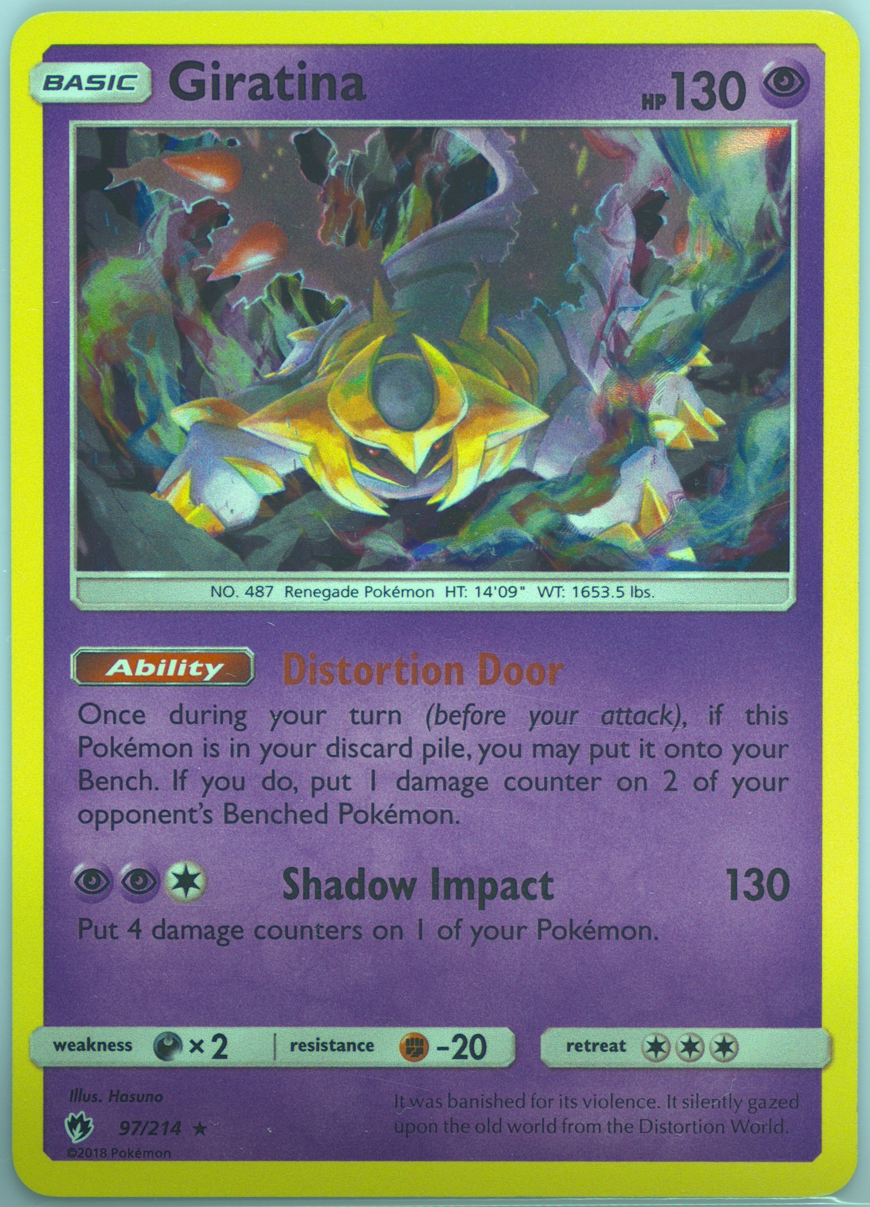 golden giratina pokemon card Amazon.com: Pokemon - Giratina Vstar - 131/196 main image 0