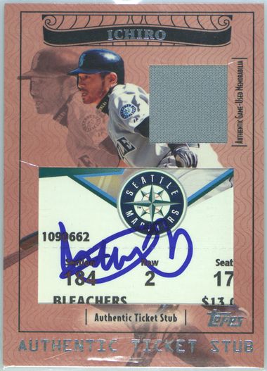 Auction Prices Realized Baseball Cards 2009 TOPPS TICKET TO