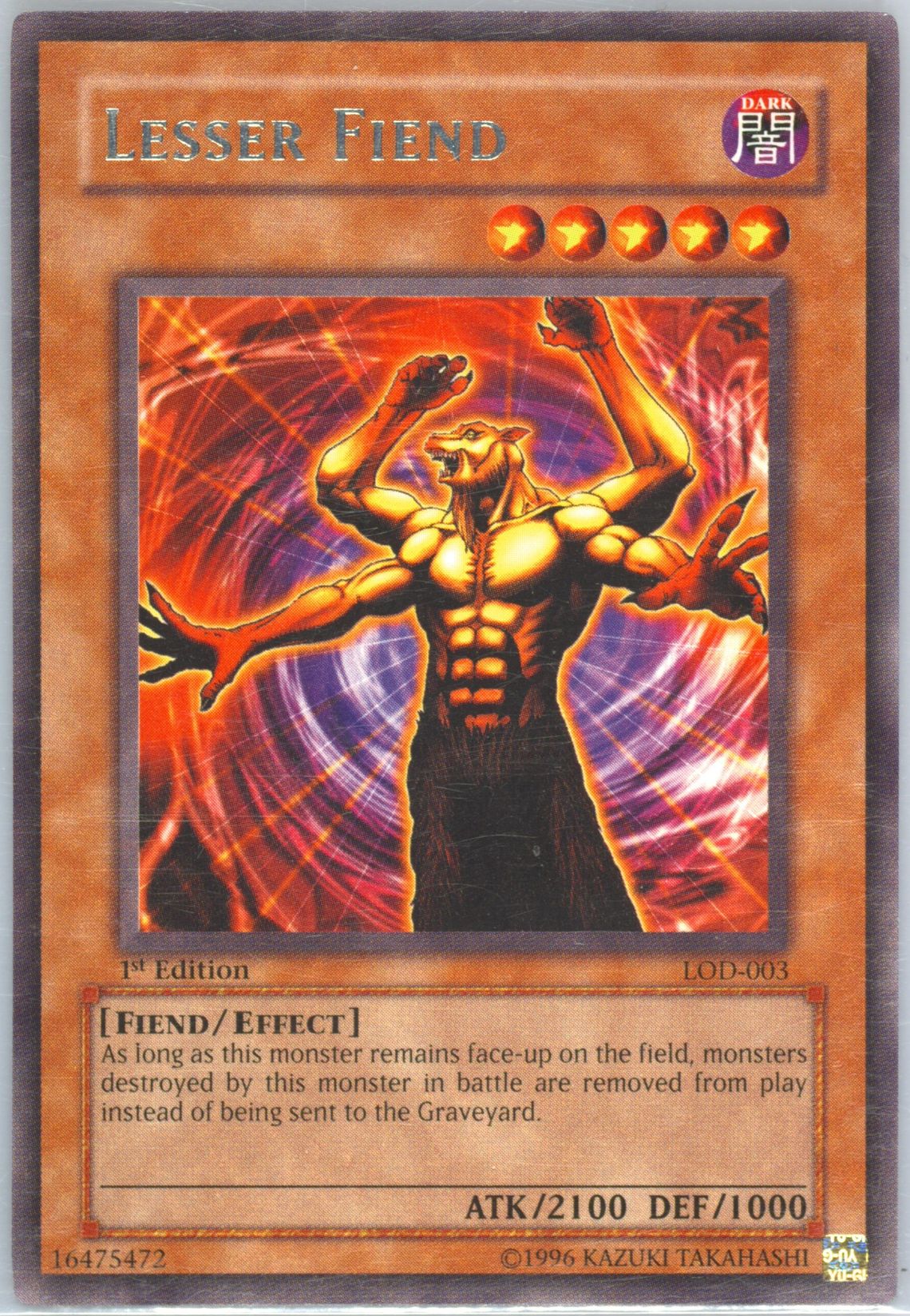 Auction Prices Realized Tcg Cards 2003 Yu-Gi-Oh! Lod-Legacy