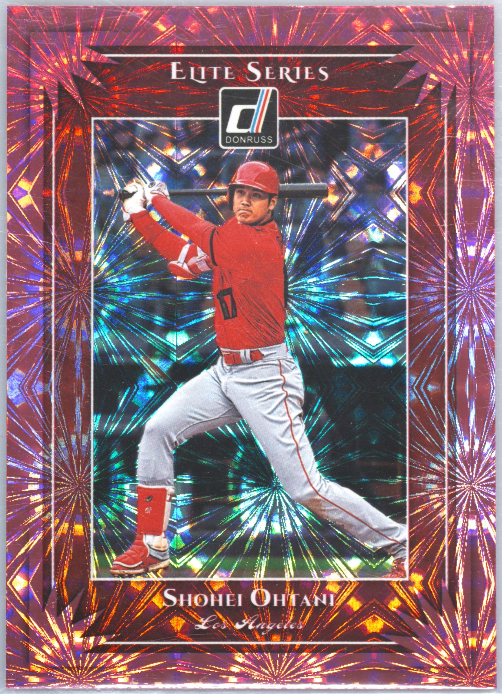 2019 Panini Donruss #ES2 Shohei Ohtani Elite Series Rapture PSA 9,