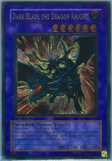 Yugioh Dark Blade the Dragon Knight 1st Edition top Ultimate Rare