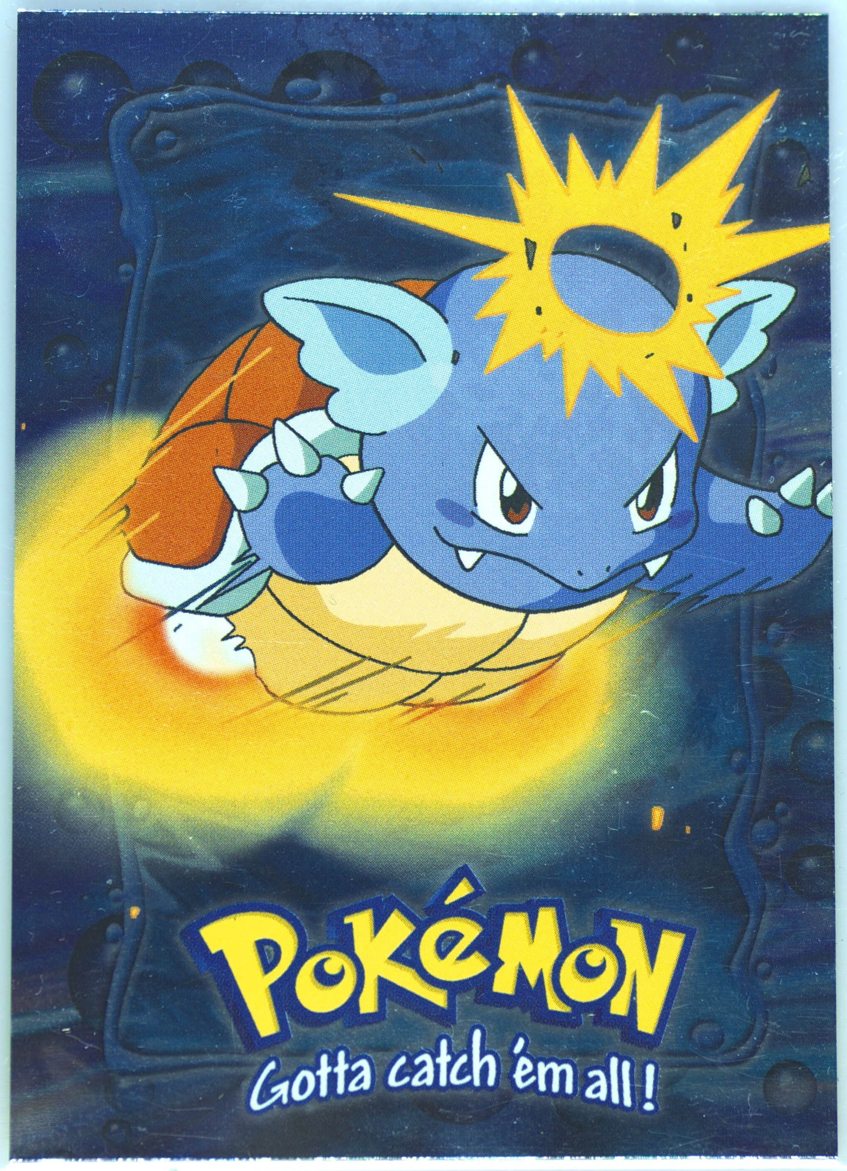 topps cards pokemon 1999 Topps Pokemon TV Animation Edition Unopened Pack Series 1 Blue Logo  PSA 8 *5037 main image 1
