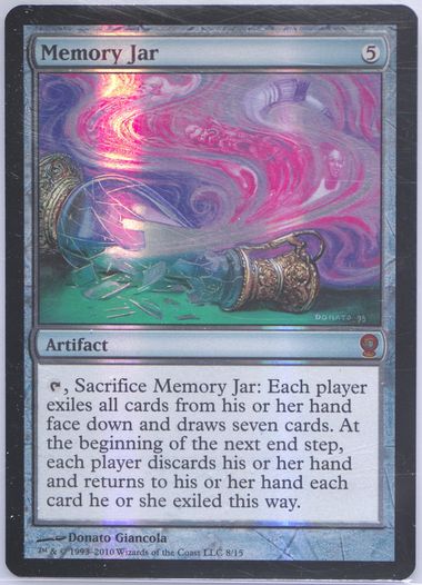 記憶の壺/Memory Jar【foil】英語版 Auction Prices Realized Tcg Cards 2010 MAGIC THE GATHERING