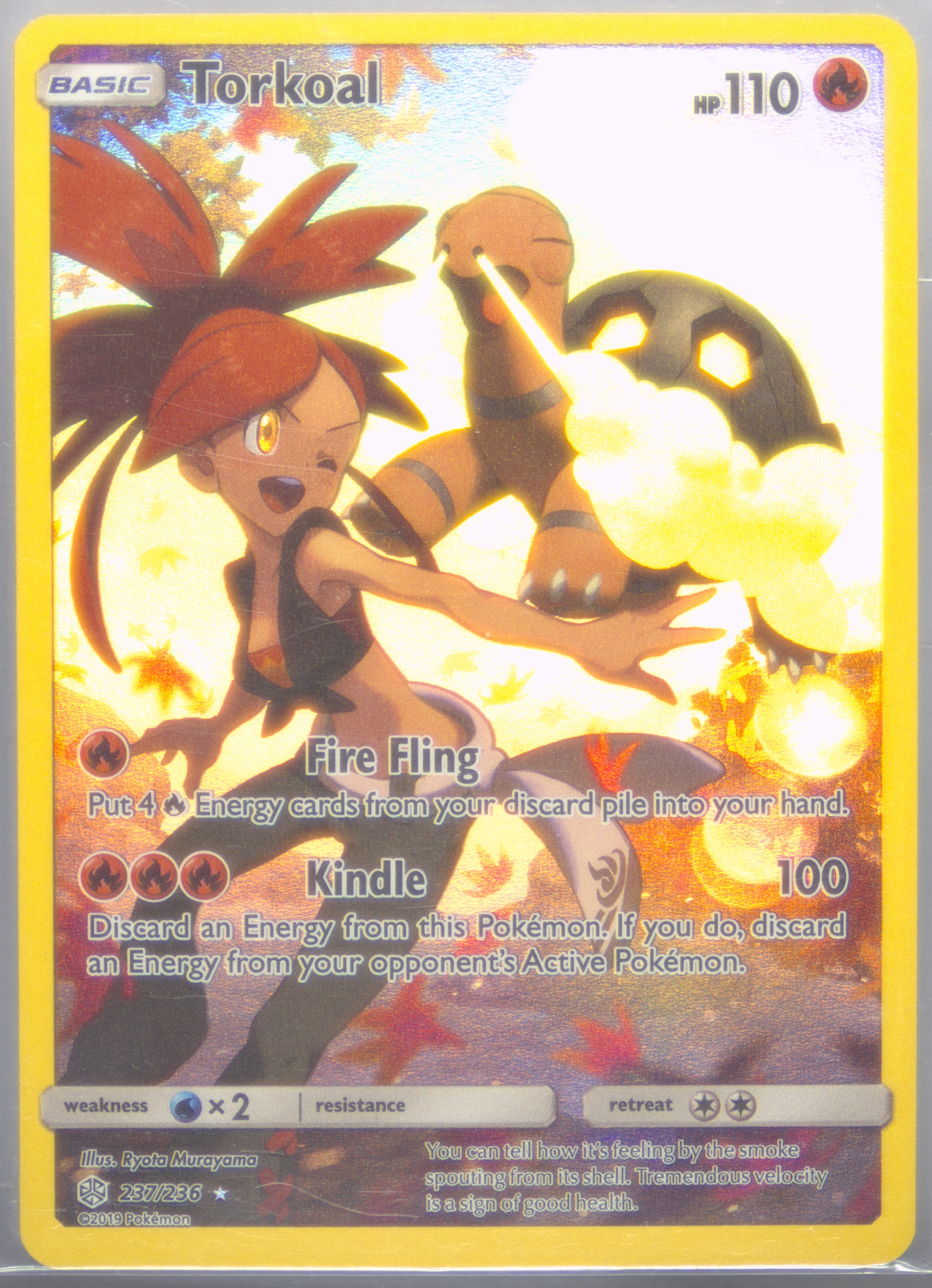 torkoal pokemon card price Pokemon TCG - Torkoal V Sword & Shield Full Art Holo Card 024/202 main image 0