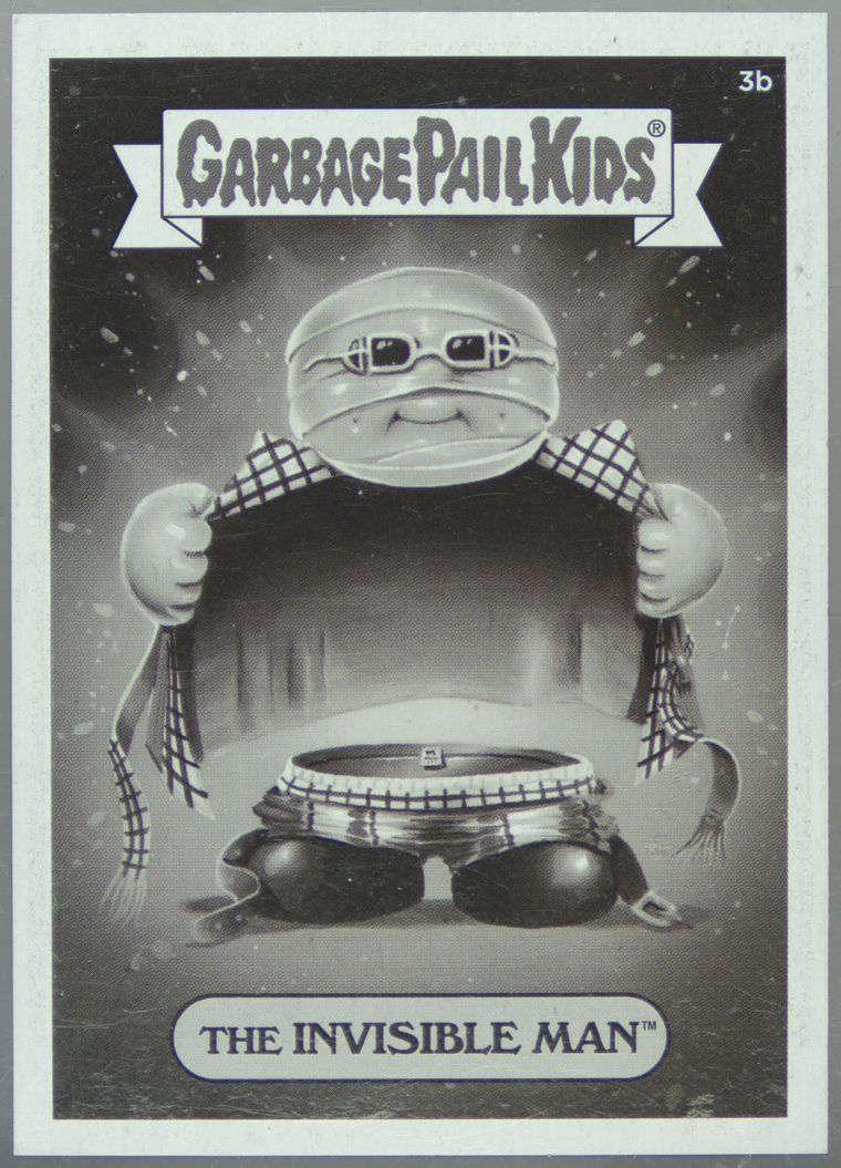 The Invisible Man #3B PSA 10 Garbage Pail Kids card front