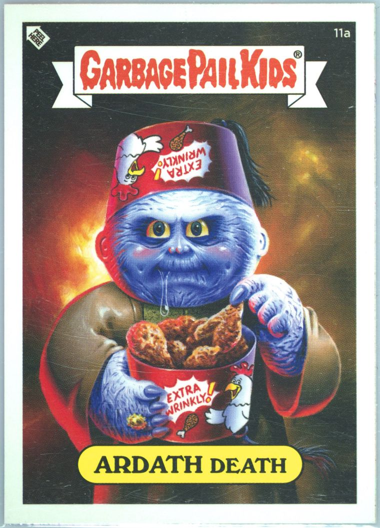 2019 Topps Super7 X Garbage Pail Kids X Universal Monsters #11a Ardath Death front