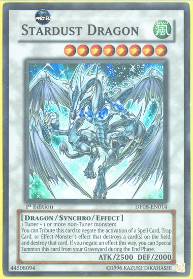 PSA 9 STARDUST DRAGON CR 1st 遊戯王 北米英語版