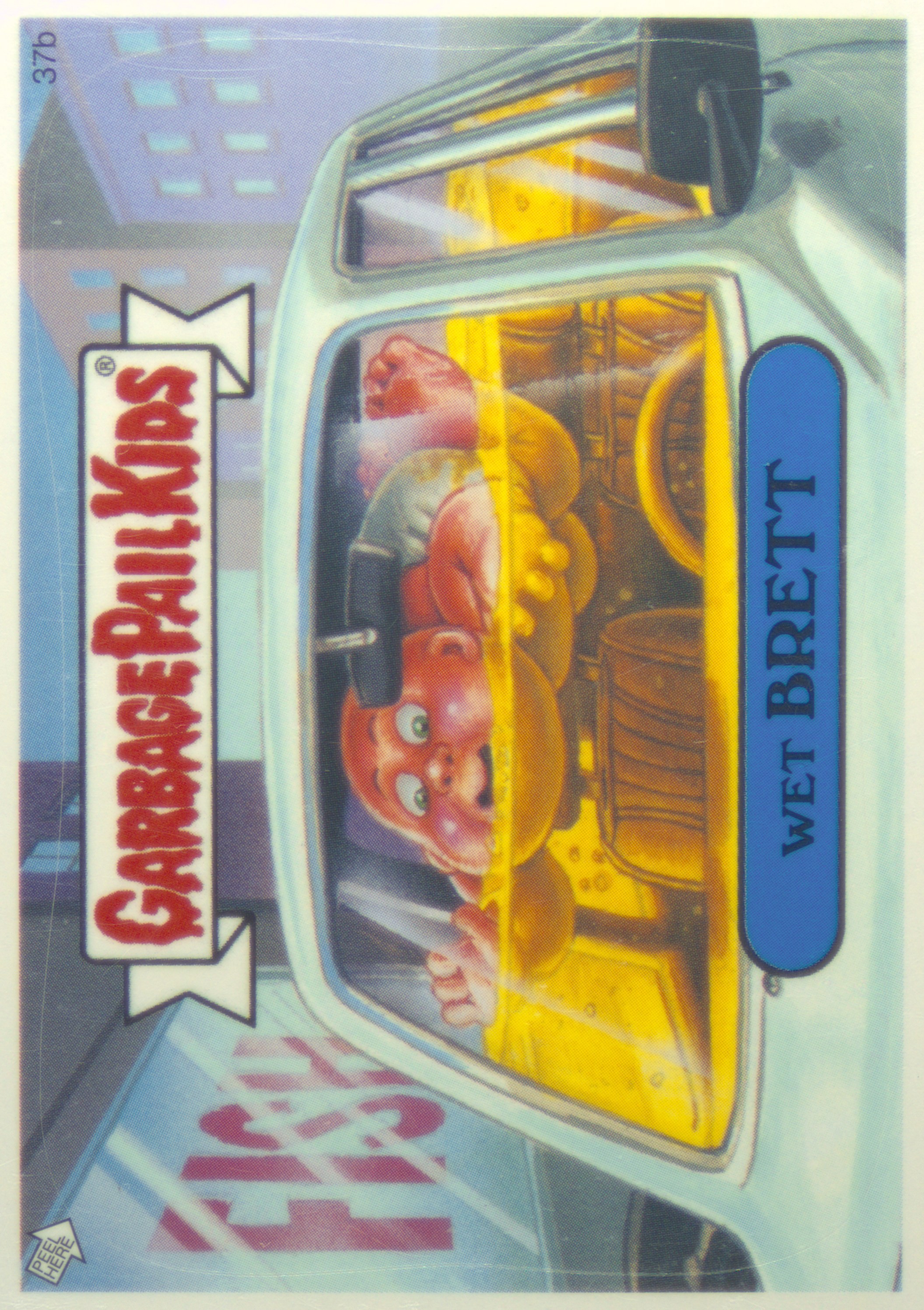 2004 Topps Garbage Pail Kids Stickers Series 2 #37b Wet Brett front