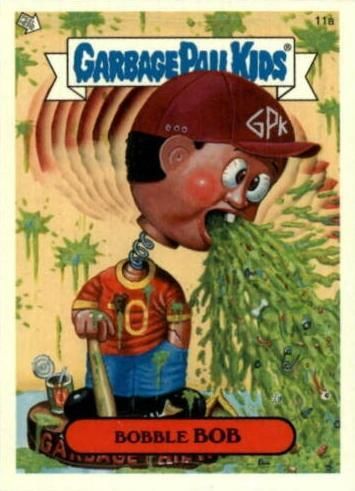 2004 Topps Garbage Pail Kids Stickers Series 2 #11a Bobble Bob front