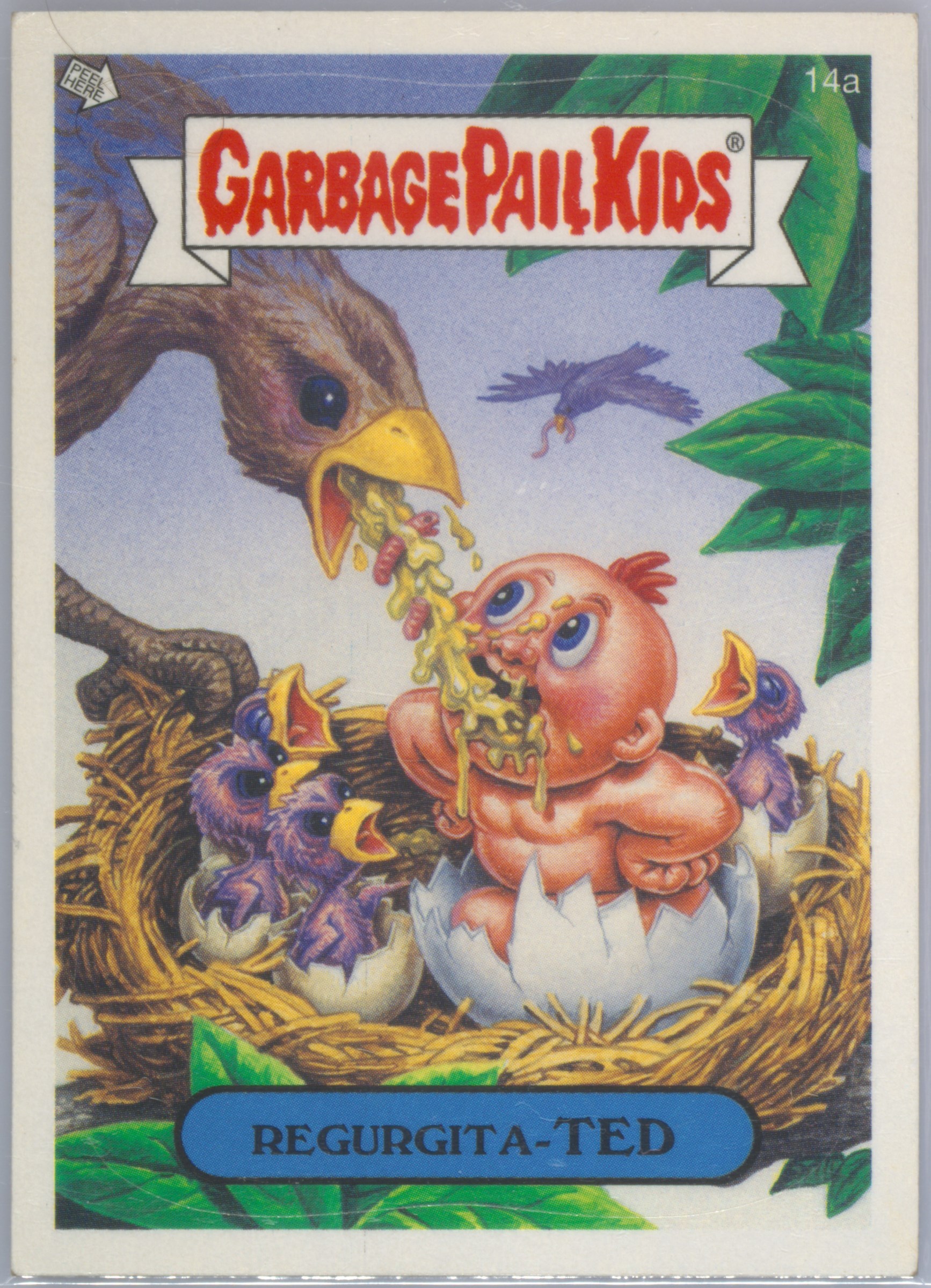 2006 Topps Garbage Pail Kids Stickers Series 5 #14a Regurgita-Ted front