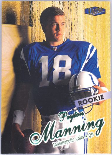Auction Prices Realized Football Cards 1998 ULTRA Peyton Manning