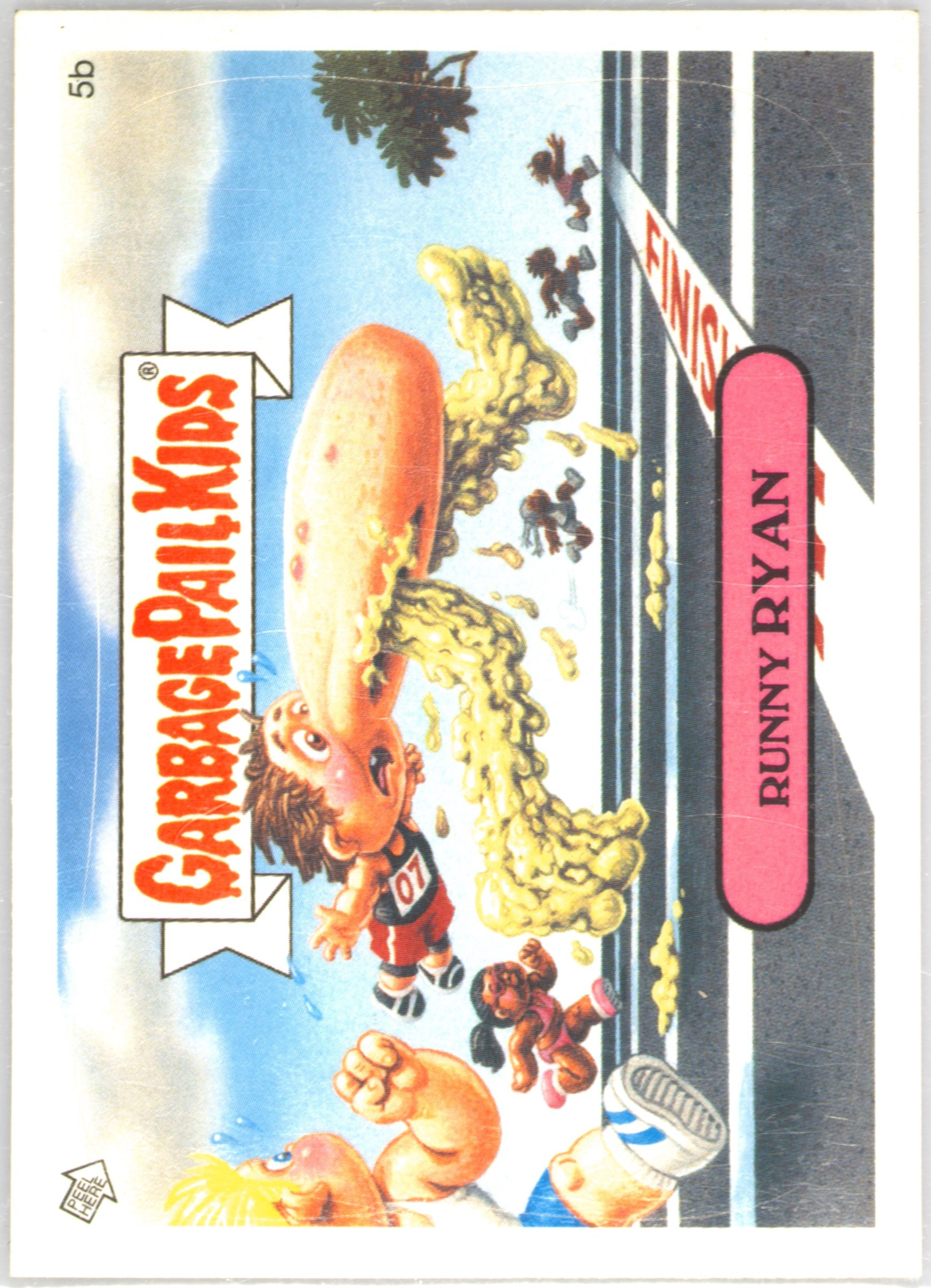 2006 Topps Garbage Pail Kids Stickers Series 5 #5b Runny Ryan front