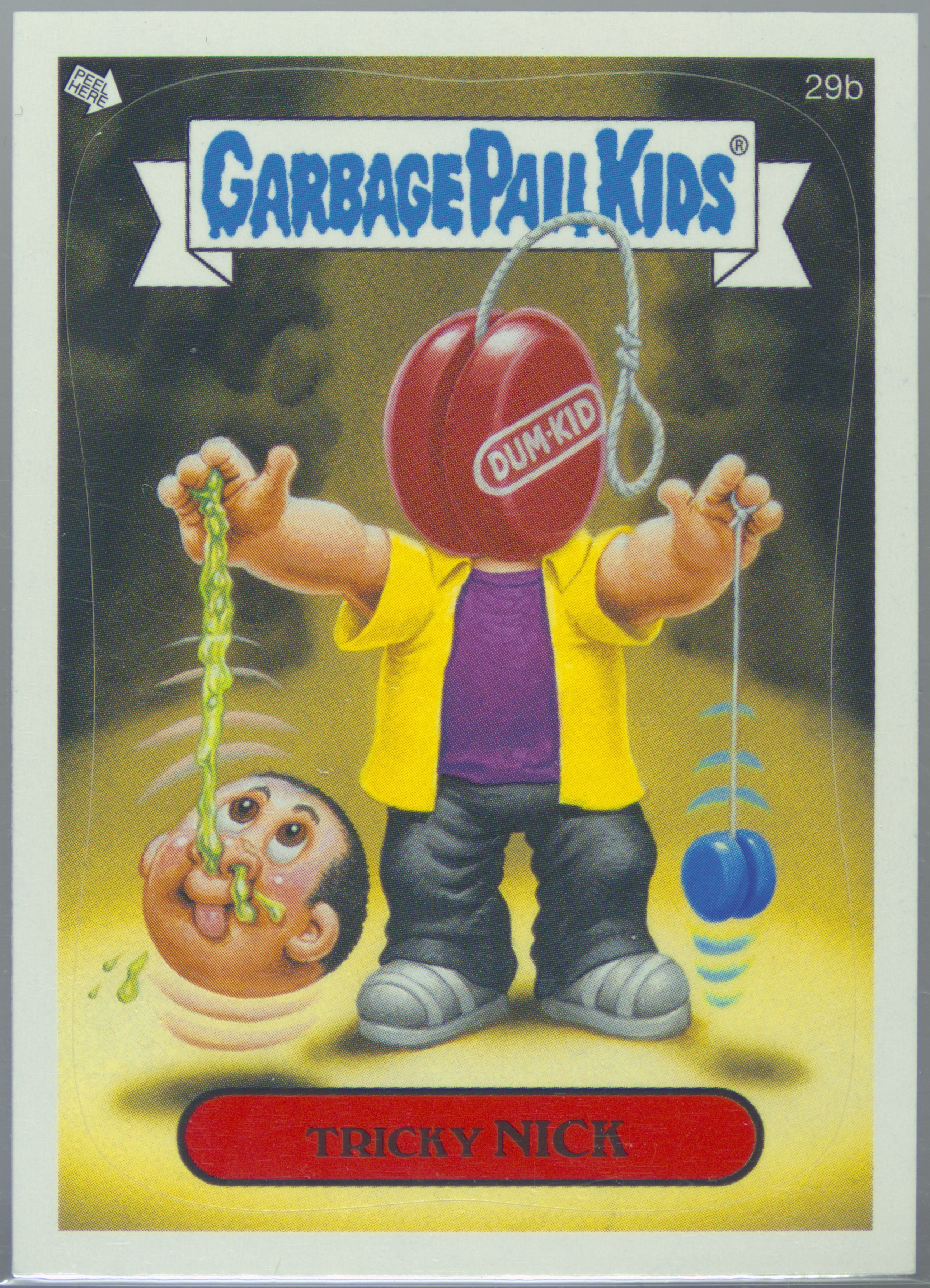 2006 Topps Garbage Pail Kids Stickers Series 5 #29b Tricky Nick front