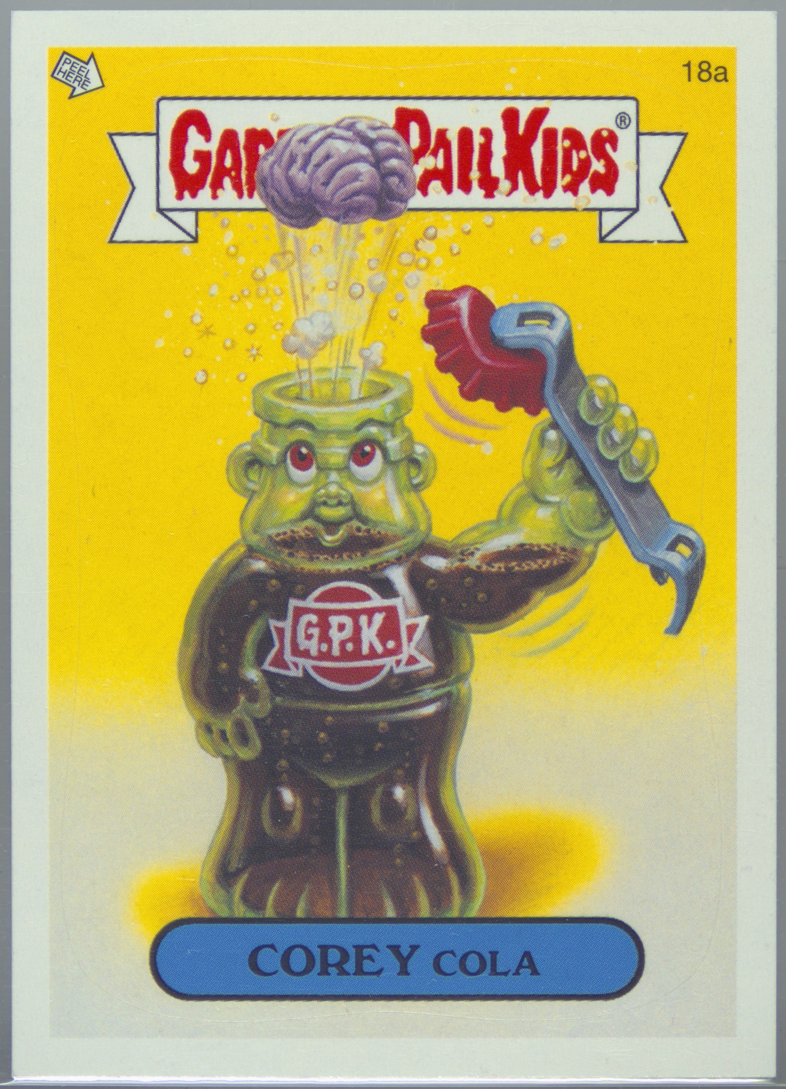 2006 Topps Garbage Pail Kids Stickers Series 5 #18a Corey Cola front