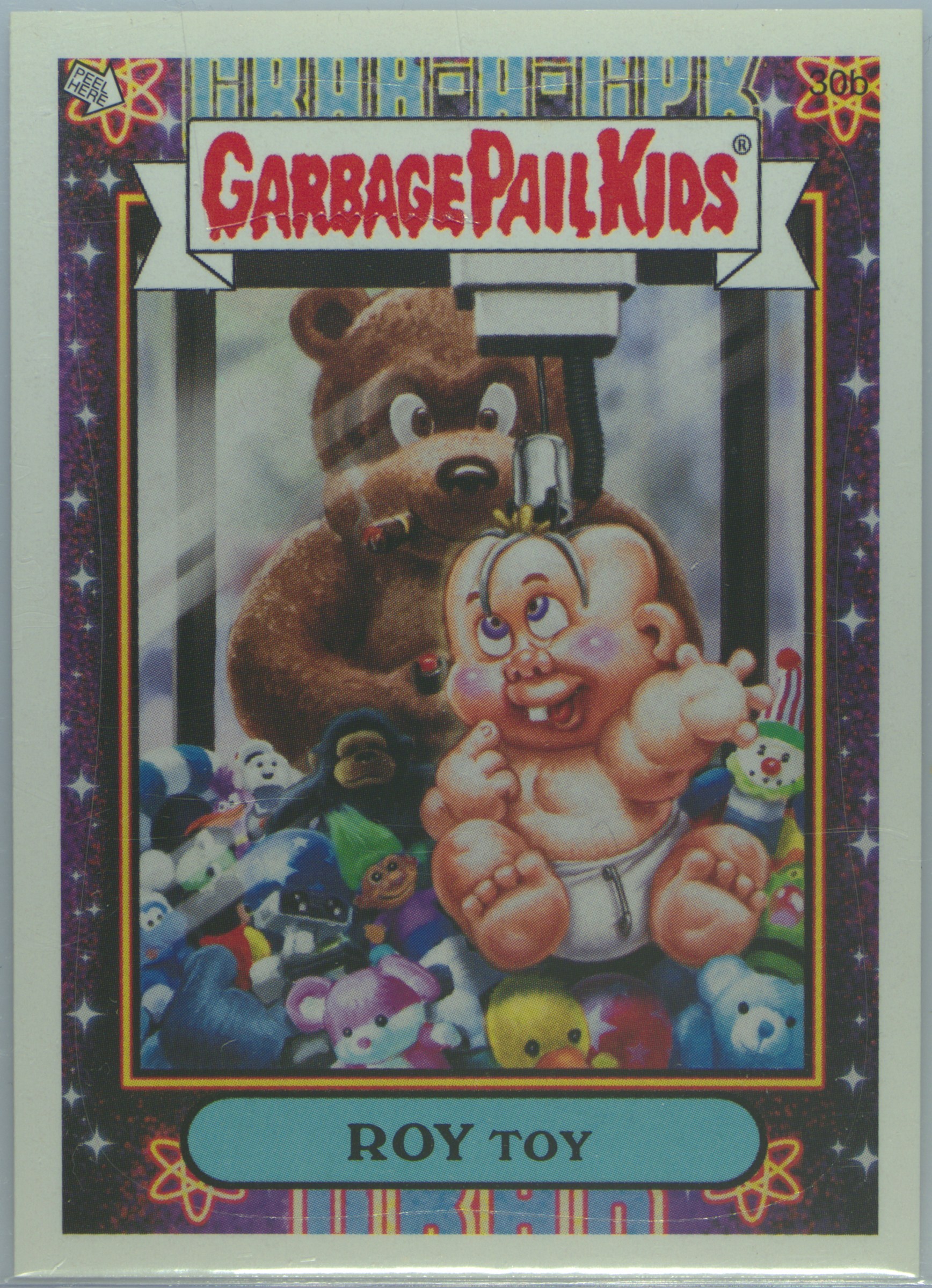 2007 Topps Garbage Pail Kids Stickers Series 6 #30b Roy Toy front