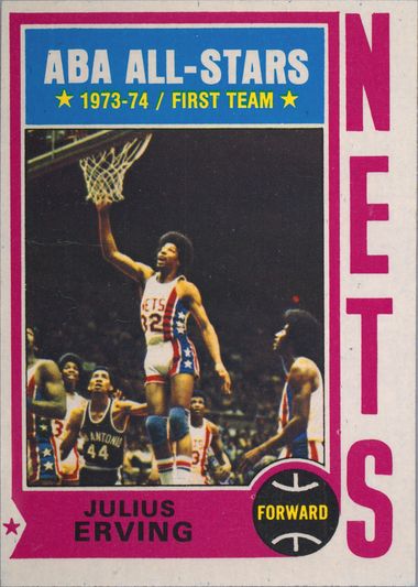 Auction Prices Realized Basketball Cards 1974 TOPPS Julius