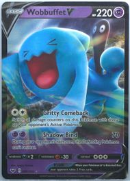 wobbuffet v pokemon card value Amazon.com: Pokemon – Wobbuffet V 086/202 – Sword & Shield - Ultra Rare –  Foil main image 1