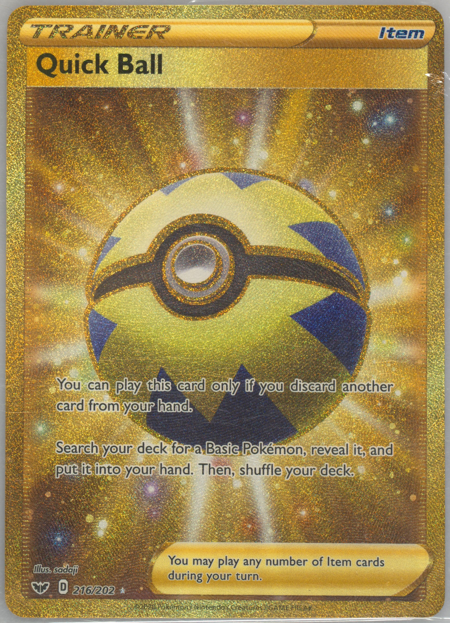 pokemon ball with gold card value Pokemon 23K Gold-Plated Trading Card 61 Poliwhirl : Amazon.ae: Toys main image 1