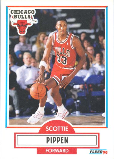 1990 Fleer Scottie 2024 Pippen error card