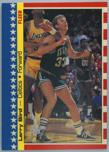 Larry Bird 1987 Fleer Basketball card HG orders