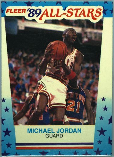 fleer michael jordan 1989
