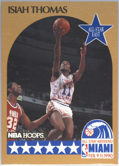 Auction Prices Realized Basketball Cards 1990 Hoops Isiah Thomas