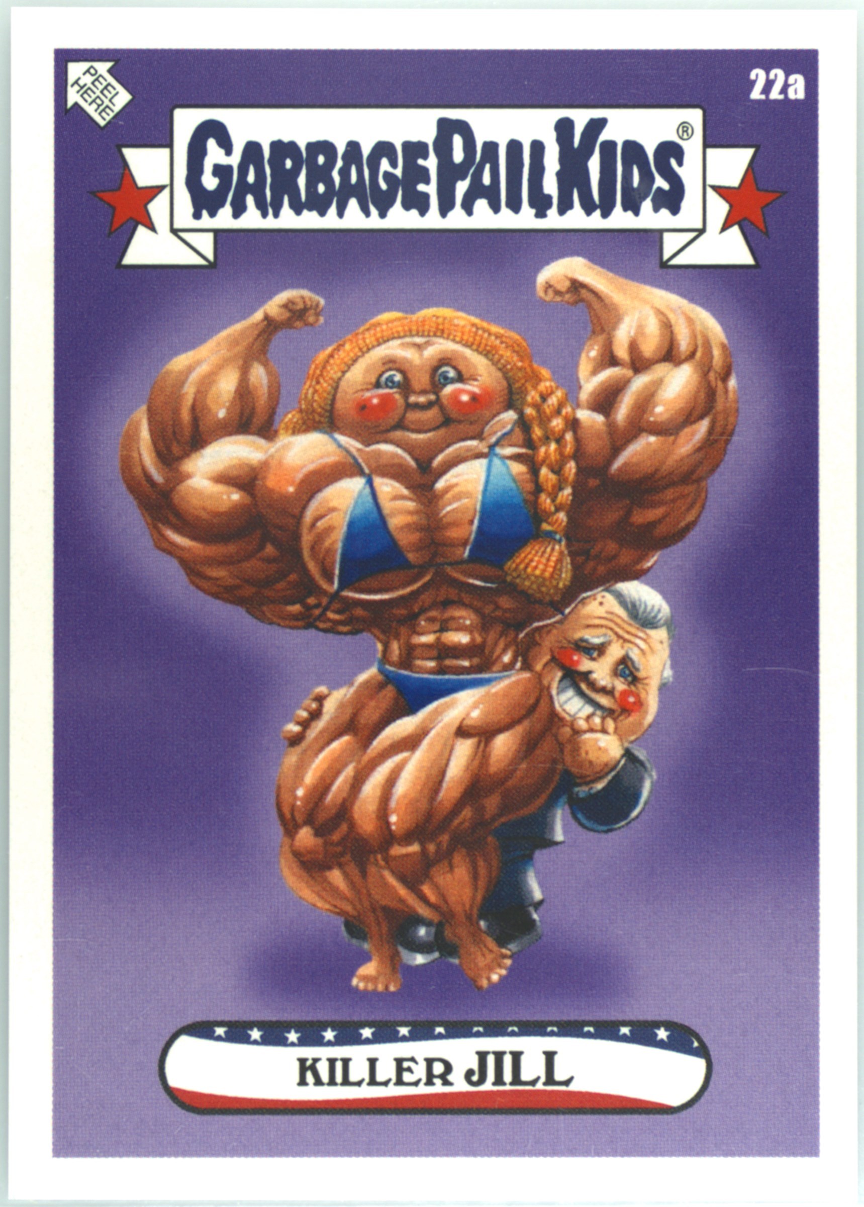 2020 Topps Garbage Pail Kids Disgrace To The White House March Mayhem #22a Killer Jill front