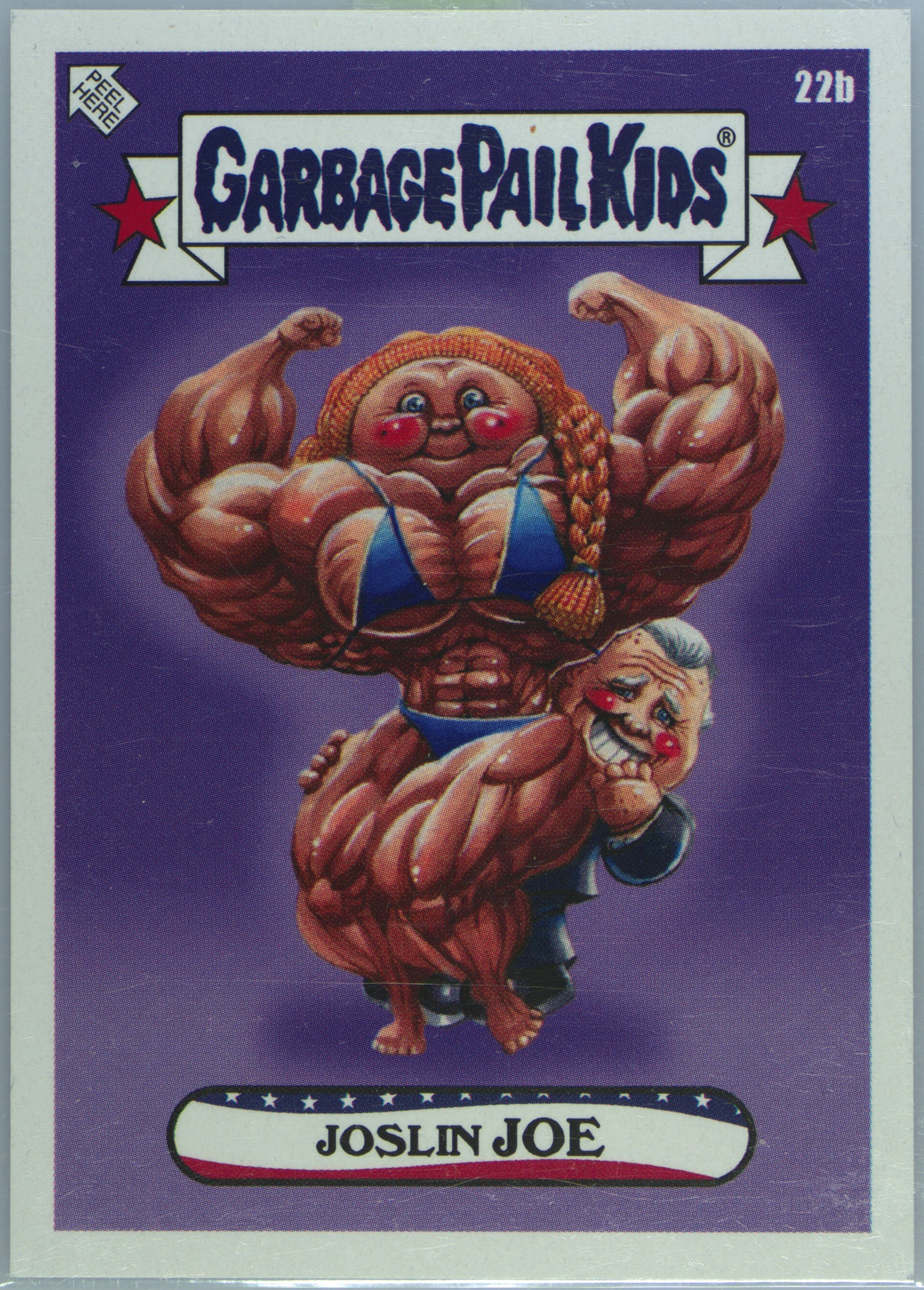 2020 Topps Garbage Pail Kids Disgrace To The White House March Mayhem #22b Joslin Joe front