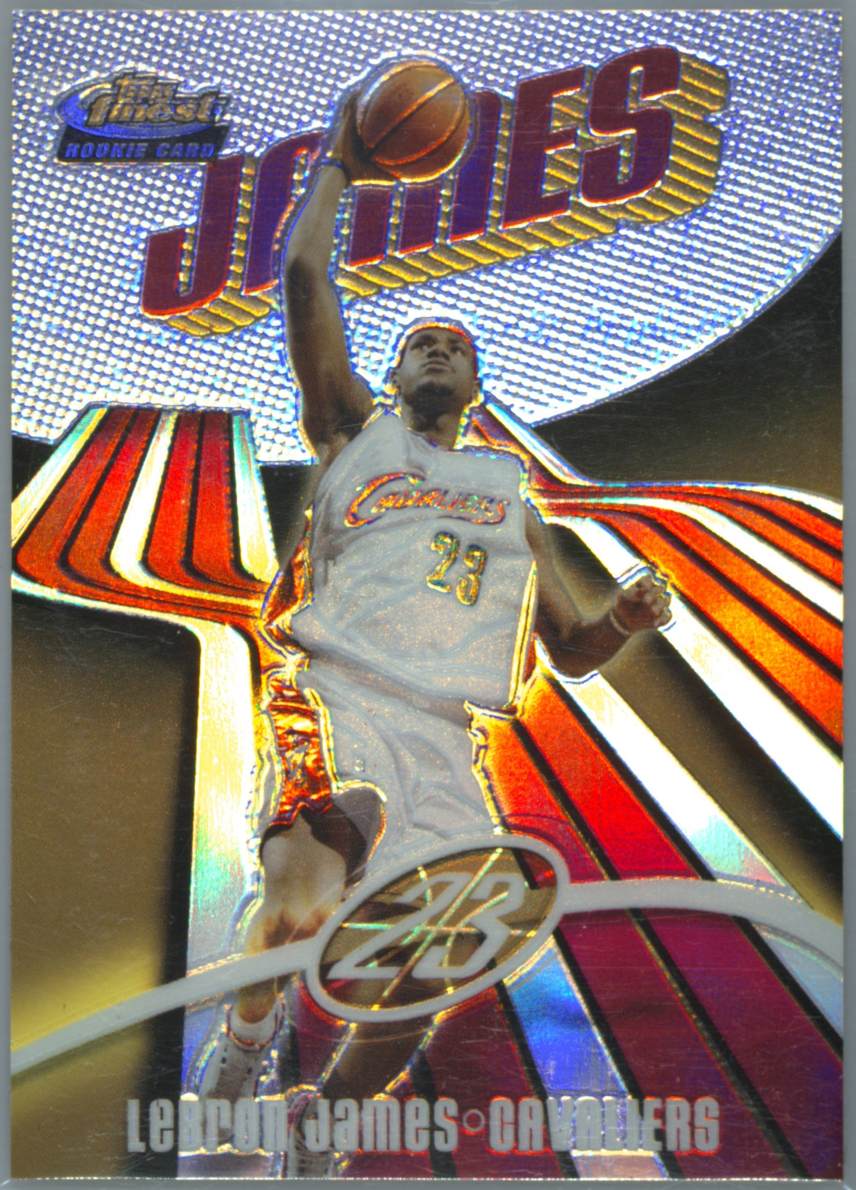 激レア Topps Finest Lebron James RC ルーキー　貴重 Spec Details