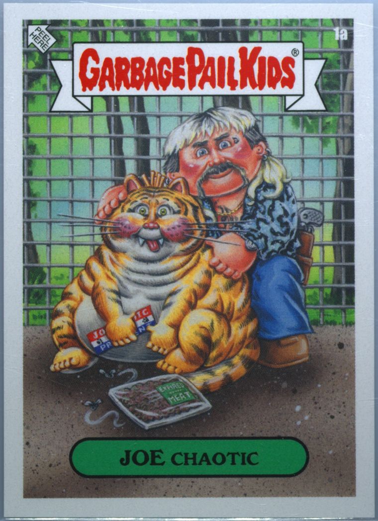 2020 Topps Garbage Pail Kids Gone Exotic #1a Joe Chaotic front