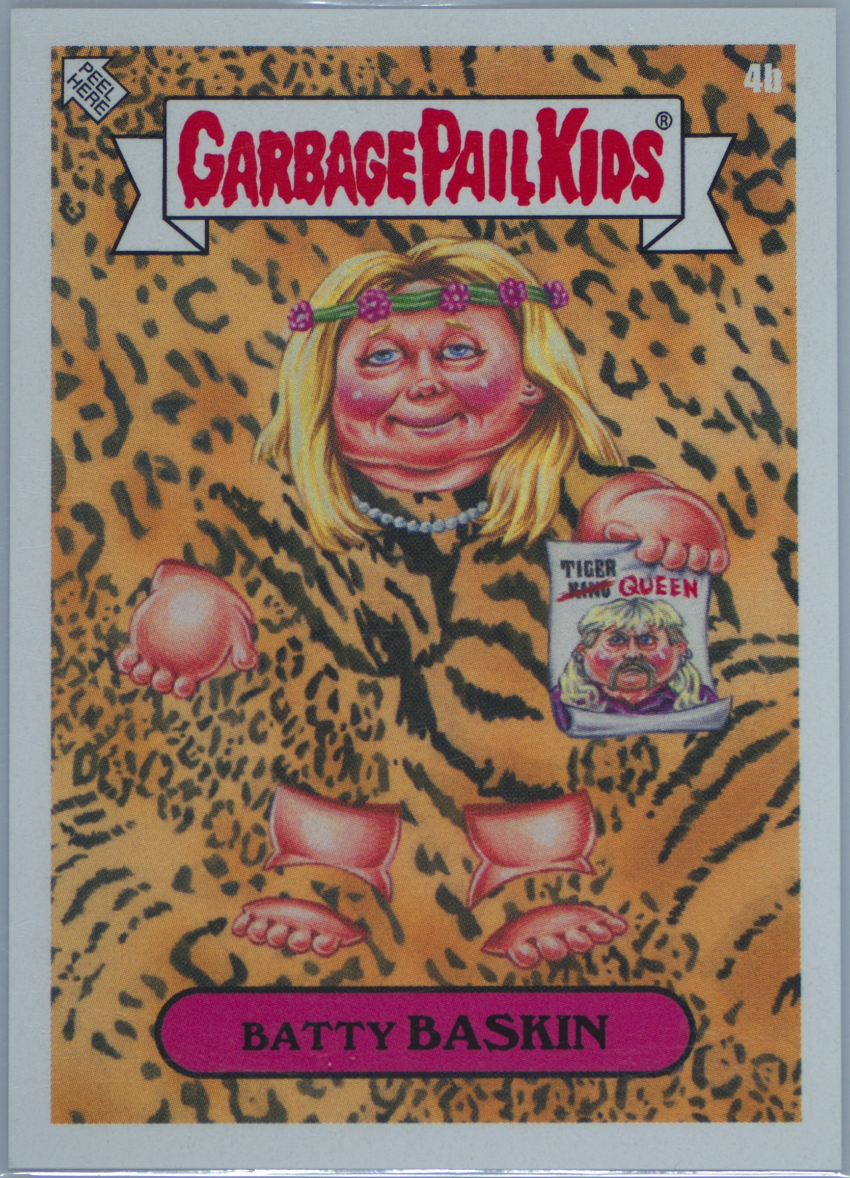 2020 Topps Garbage Pail Kids Gone Exotic #4b Batty Baskin front