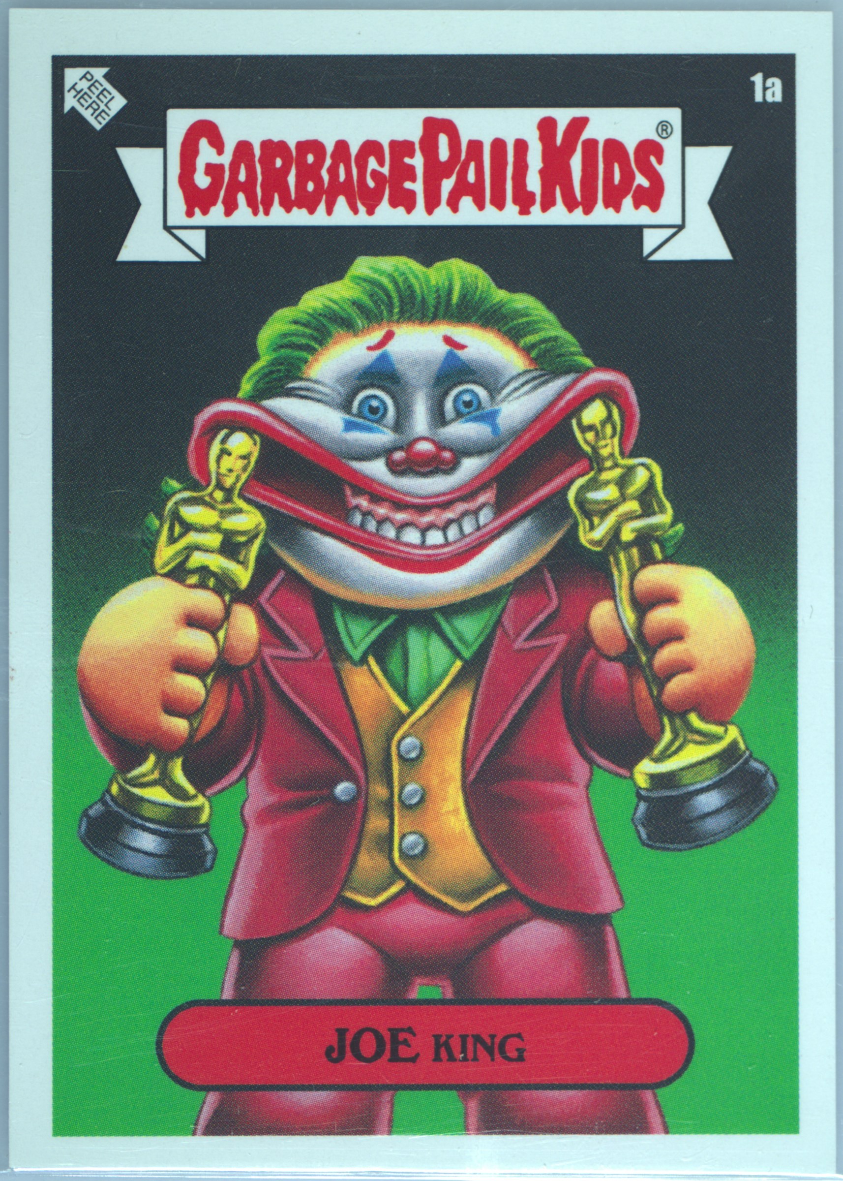 2020 Topps Garbage Pail Kids The Not-Scars #1a Joe King front