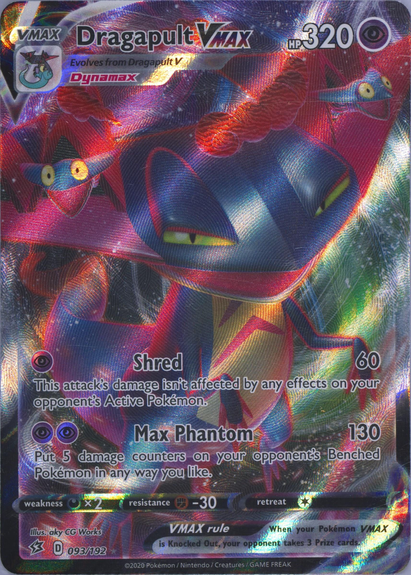 dragapult vmax pokemon card Amazon.com: Dragapult Vmax 093/192 - Ultra Rare main image 1